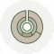 Circular brake rotor service icon
